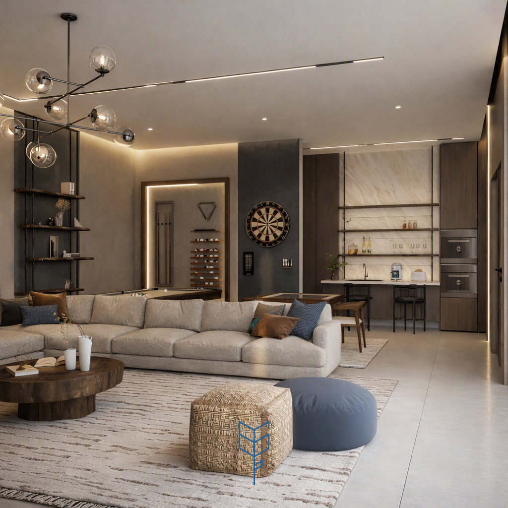 The Breakmass   ​the concept of this design is to challenge the environment and create massing through breaking a box ...   ​محطم الكتلة ... هو مفهوم معماري مصمم لتحدي البيئة المحيطة عبر صناعة كتل تكسر نمطية الصندوق...   ​الكويت،المطلاع