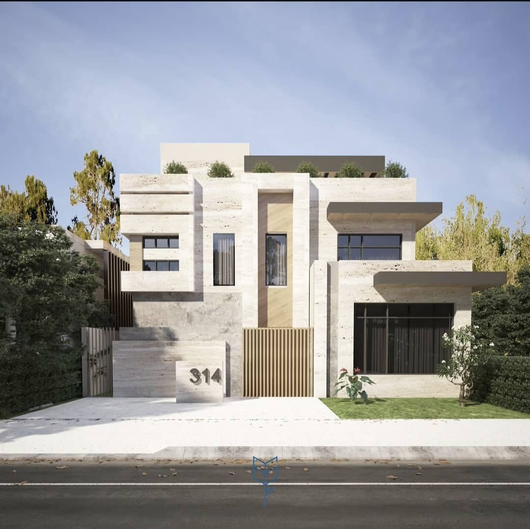 The Settled north star proiect... is a simple villa project in the north of Kuwait the story behind it was to create a dwelling that resembles comfort for a small family while being politely deconstructed... المطلاع